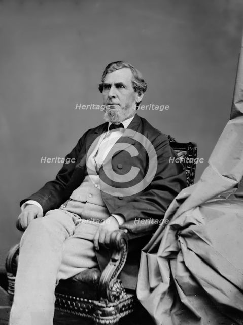 Columbus Delano of Ohio, between 1860 and 1875. Creator: Unknown.