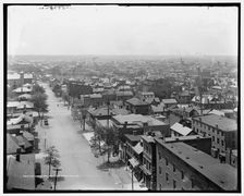 Columbus, Ohio, from the court house, between 1900 and 1915. Creator: Unknown