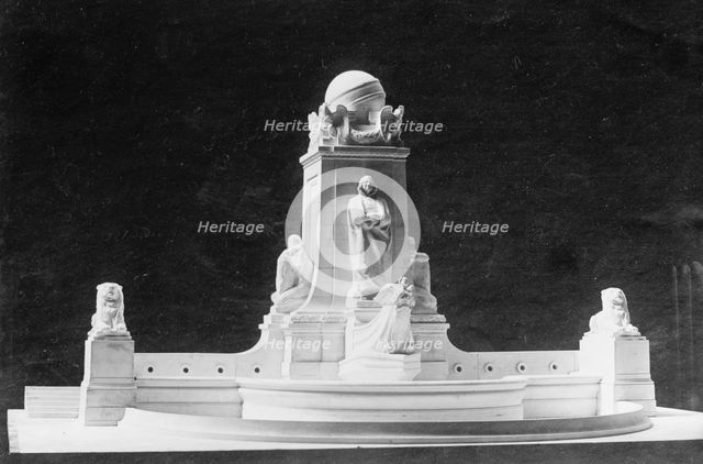 Columbus Memorial - Construction, 1912. Creator: Harris & Ewing.