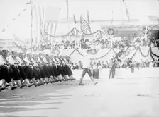 Columbus Memorial. Parade At Unveiling, 1912. Creator: Harris & Ewing
