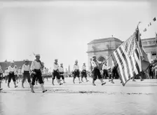Columbus Memorial. Parade At Unveiling, 1912. Creator: Harris & Ewing