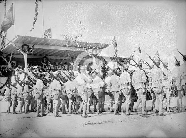 Columbus Memorial. Parade At Unveiling, 1912. Creator: Harris & Ewing.