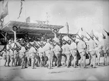 Columbus Memorial. Parade At Unveiling, 1912. Creator: Harris & Ewing