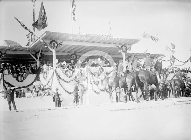 Columbus Memorial. Parade At Unveiling, 1912. Creator: Harris & Ewing.