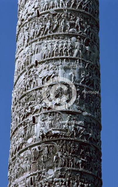 Column of Marcus Aurelius. Artist: Unknown