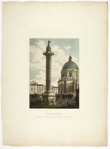 Column of Trajan, plate twenty-one from Ruins of Rome, published May 1st, 1798. Creator: Matthew Dubourg