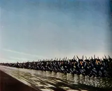 Column on the March 1915. (1943). Creator: CRW Nevinson