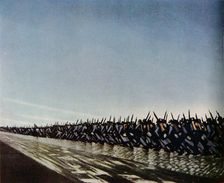 Column on the March 1915. (1943). Creator: CRW Nevinson