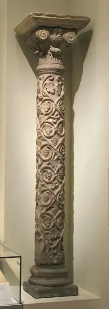 Column, Frankish, 5th-6th century. Creator: Unknown