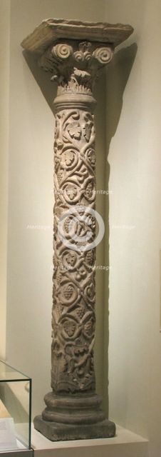 Column, Frankish, 5th-6th century. Creator: Unknown.