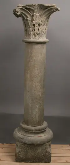 Column, French, 12th-13th century. Creator: Unknown