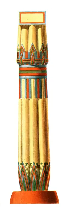 Column from Luxor, Egypt, (1928). Creator: Unknown