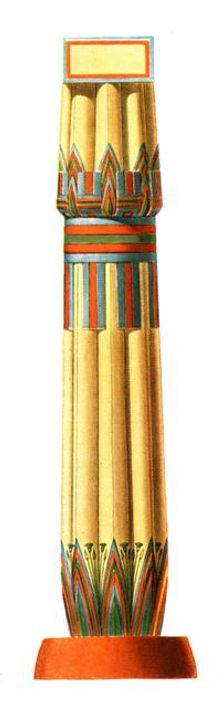 Column from Luxor, Egypt, (1928). Creator: Unknown