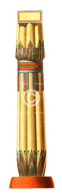 Column from Luxor, Egypt, (1928). Creator: Unknown.