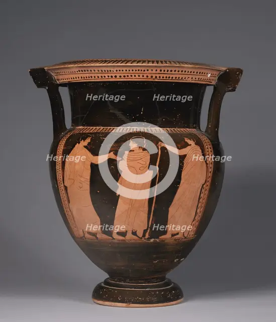 Column Krater, 440-430 BC. Creator: Naples Painter (Greek, -490--390), attributed to.