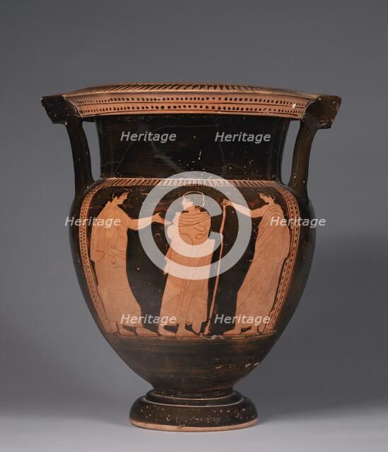 Column Krater, 440-430 BC. Creator: Naples Painter (Greek, -490--390), attributed to.
