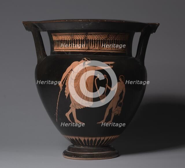 Column Krater, 470-460 BC. Creator: Pig Painter (Greek), attributed to.