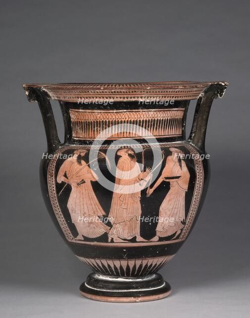 Column Krater, c. 470-460 BC. Creator: Pig Painter (Greek), attributed to.