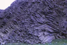 Columnar Basalt at Hljodaklettar (echo cliffs), Northern Iceland, 20th century. Artist: CM Dixon