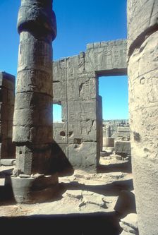 Columns, Temple of Amun, Karnak, Egypt