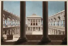 Columns enclosing a courtyard, c1780-1800. Creator: Giorgio Fuentes