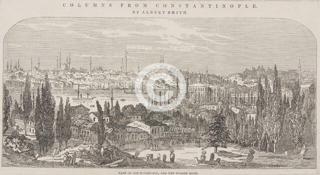 Columns from Constantinople, by [mountaineer] Albert Smith, 1849.  Creator: Unknown.