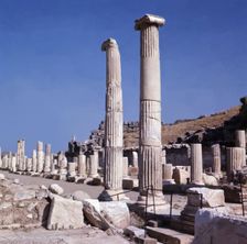 Columns from the ruins of Ephesus