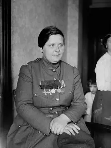 Com'd'r. Marie Bochkareva, 18 Feb 1918. Creator: Bain News Service