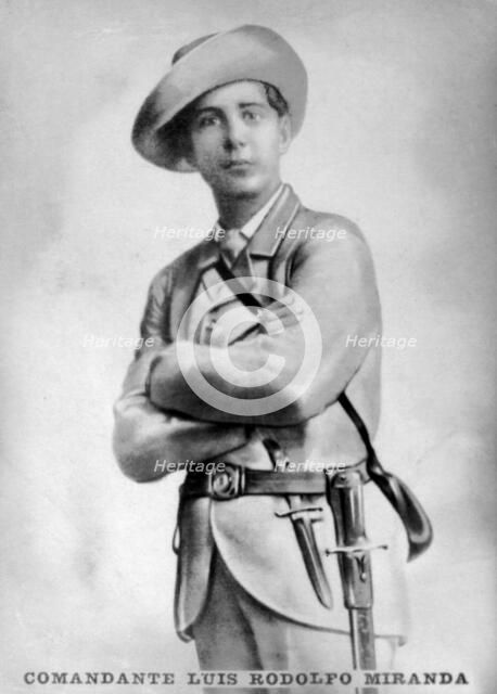 Comandante Luis Rodolfo Miranda, Commander of the Cuban Liberation Army, c1910. Artist: Unknown