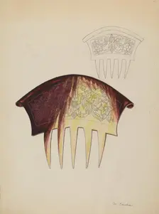 Comb, 1935/1942. Creator: Margaret Concha