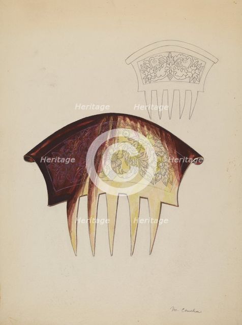 Comb, 1935/1942. Creator: Margaret Concha.