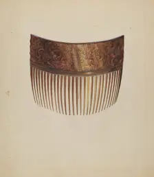 Comb, 1935/1942. Creator: Sylvia DeZon