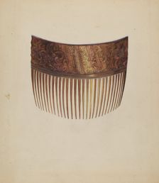 Comb, 1935/1942. Creator: Sylvia DeZon