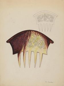 Comb, 1935/1942. Creator: Margaret Concha