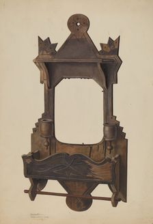 Comb Wall Case, 1938. Creator: Alexander Anderson