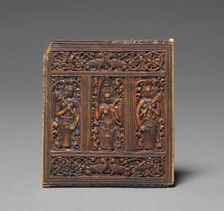 Comb with Devi and Attendants, 1600s-1700s. Creator: Unknown