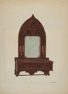 Comb Box, c. 1940. Creator: Chris Makrenos