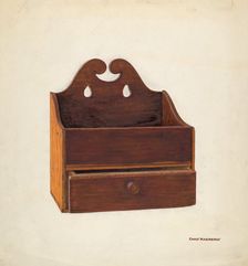Comb Box, c. 1940. Creator: Chris Makrenos