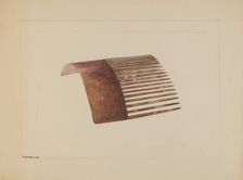 Comb, c. 1936. Creator: Edith Magnette