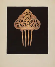 Comb, c. 1936. Creator: Harry Jennings