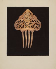 Comb, c. 1936. Creator: Harry Jennings