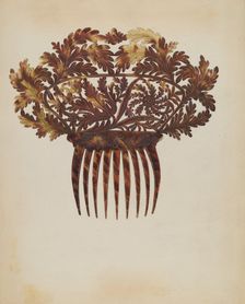 Comb, c. 1937. Creator: Jessie M. Benge