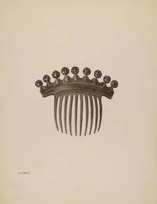 Comb, c. 1939. Creator: Gertrude Lemberg