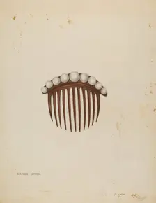Comb, c. 1939. Creator: Gertrude Lemberg