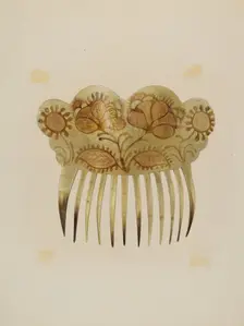 Comb, c. 1939. Creator: Hester Duany