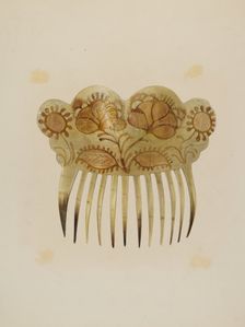 Comb, c. 1939. Creator: Hester Duany
