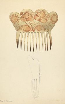 Comb, c. 1939. Creator: John H. Tercuzzi