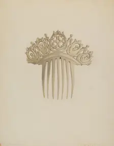 Comb, c. 1939. Creators: Daniel Marshack, Gertrude Lemberg