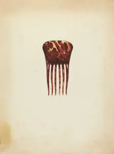 Comb, c. 1940. Creator: Isidore Steinberg