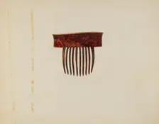 Comb, c. 1940. Creator: Irene Lawson
